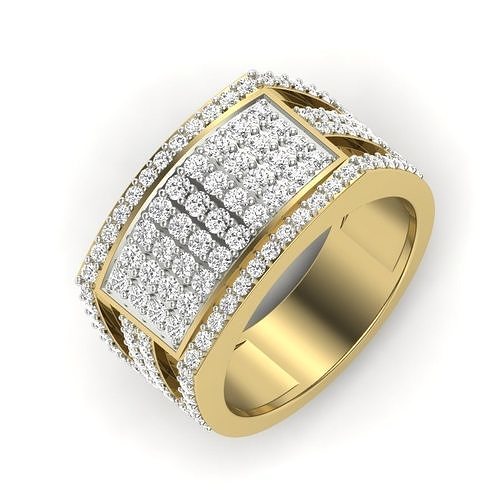 man wedding engagement ring 3dm render detail 3D print model