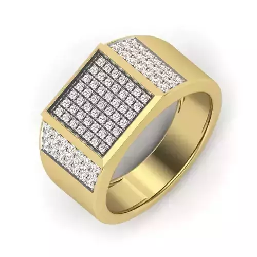 man wedding engagement ring 3dm render detail 3D print model