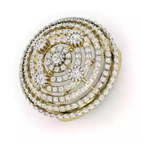 cocktail women wedding engagement ring 3dm render detail