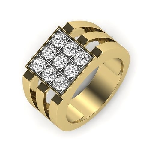 man wedding engagement ring 3dm render detail 3D print model