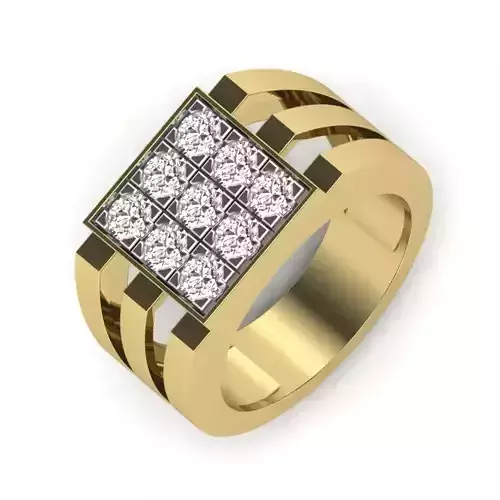 man wedding engagement ring 3dm render detail 3D print model