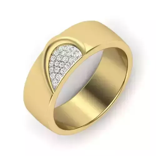 man wedding engagement ring 3dm render detail 3D print model
