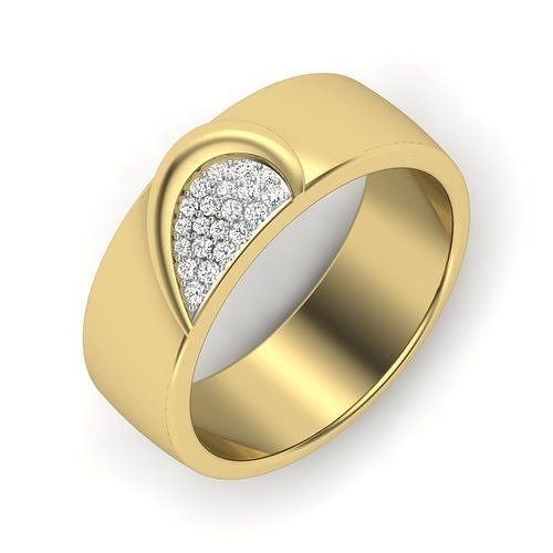 man wedding engagement ring 3dm render detail 3D print model