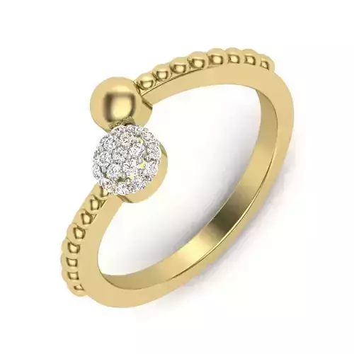 Eternity women wedding engagement ring 3dm render detail