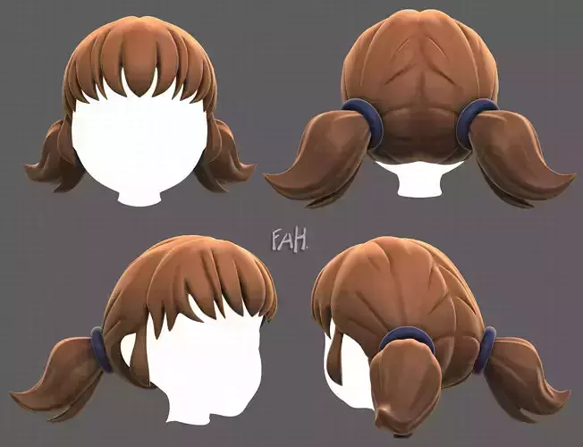 Base Hair for girl V05