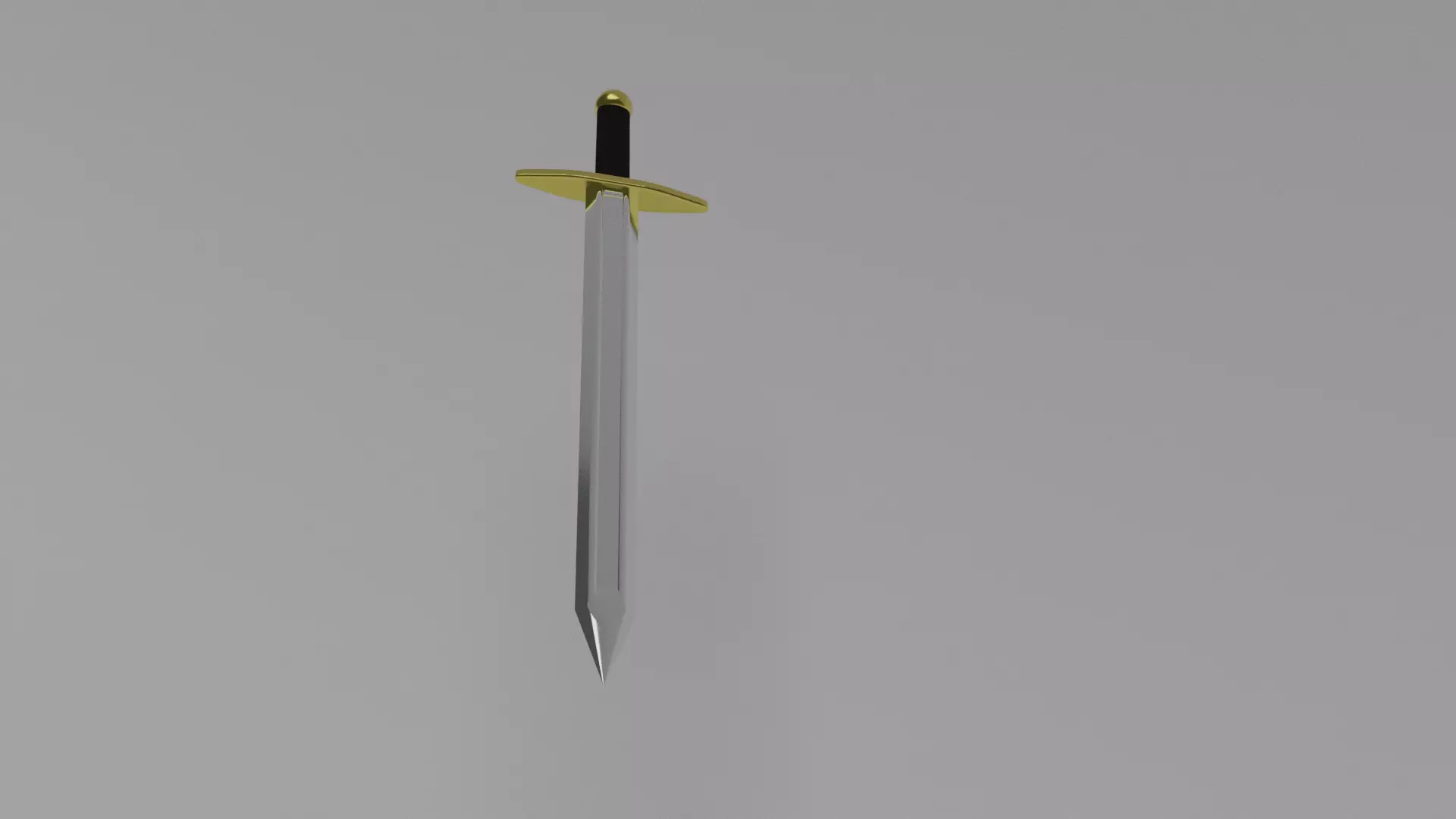 Medieval Sword 3D model_0
