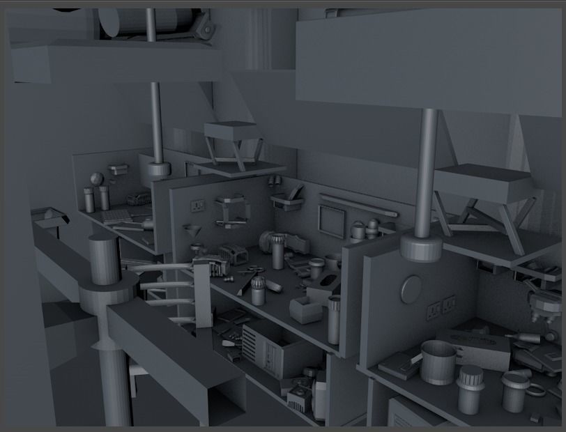 Research Lab 3D model_20