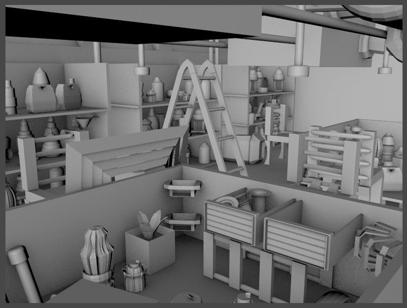 Research Lab 3D model_27