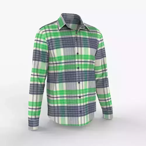 Men Basic Slim Fit Casual Shirt OBJ