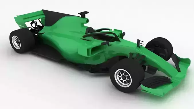 Formula 1 Season 2022 F1 Race Car green
