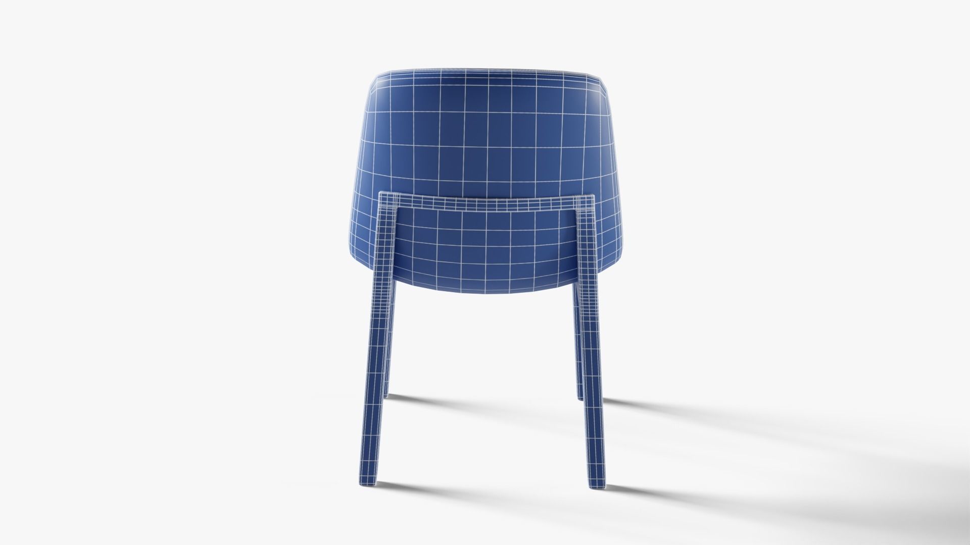 Chair 6 dining 3D model_16