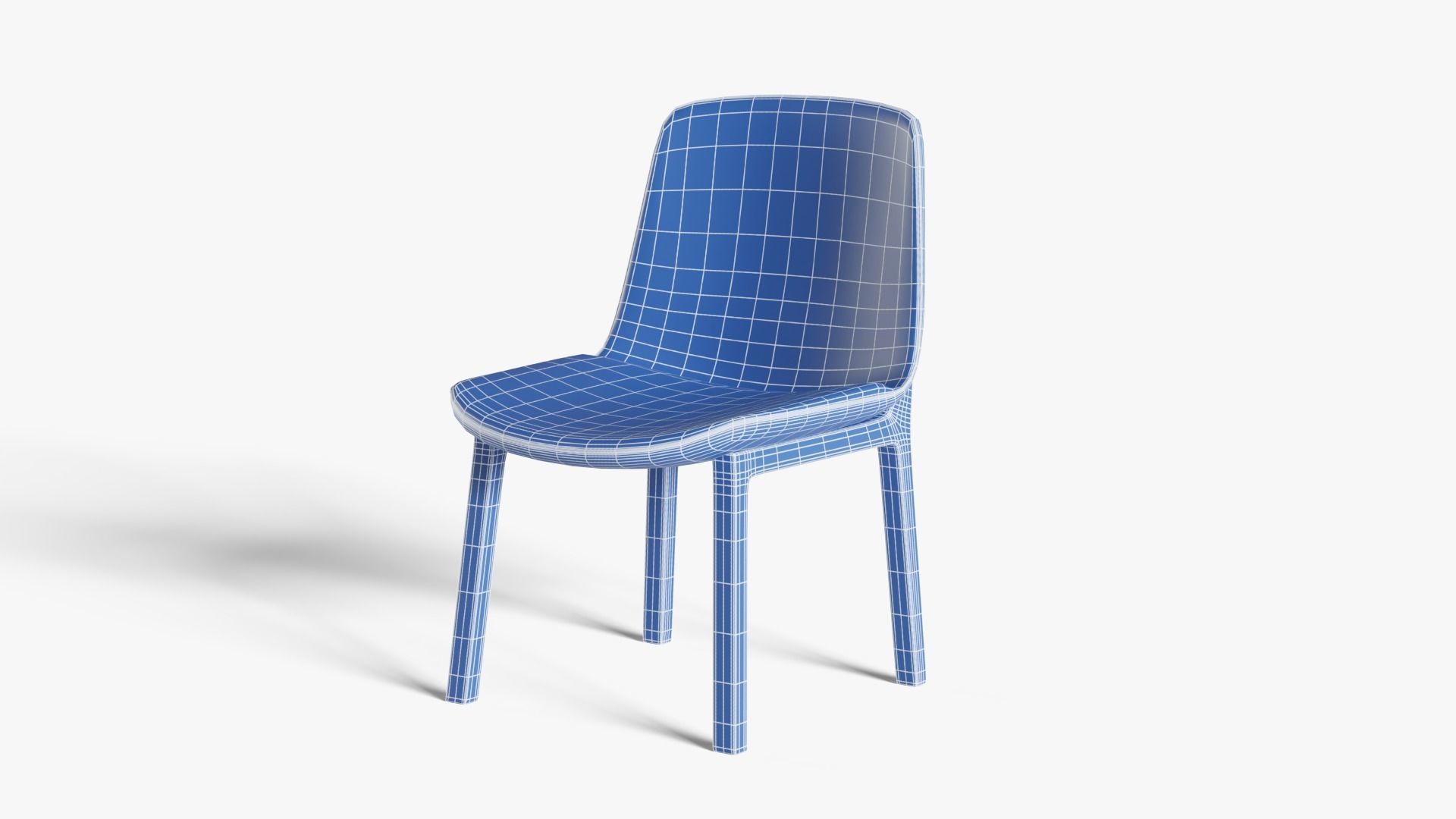 Chair 6 dining 3D model_20