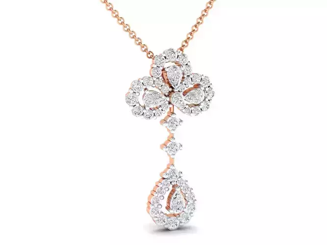 women cocktail pendant 3dm stl jcd render details 