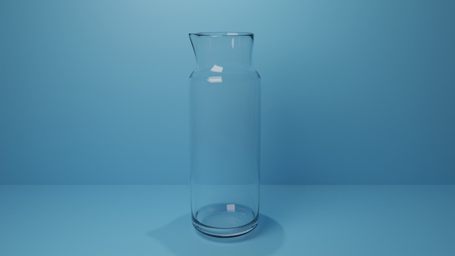 Glass Bottle Free 3D model_2