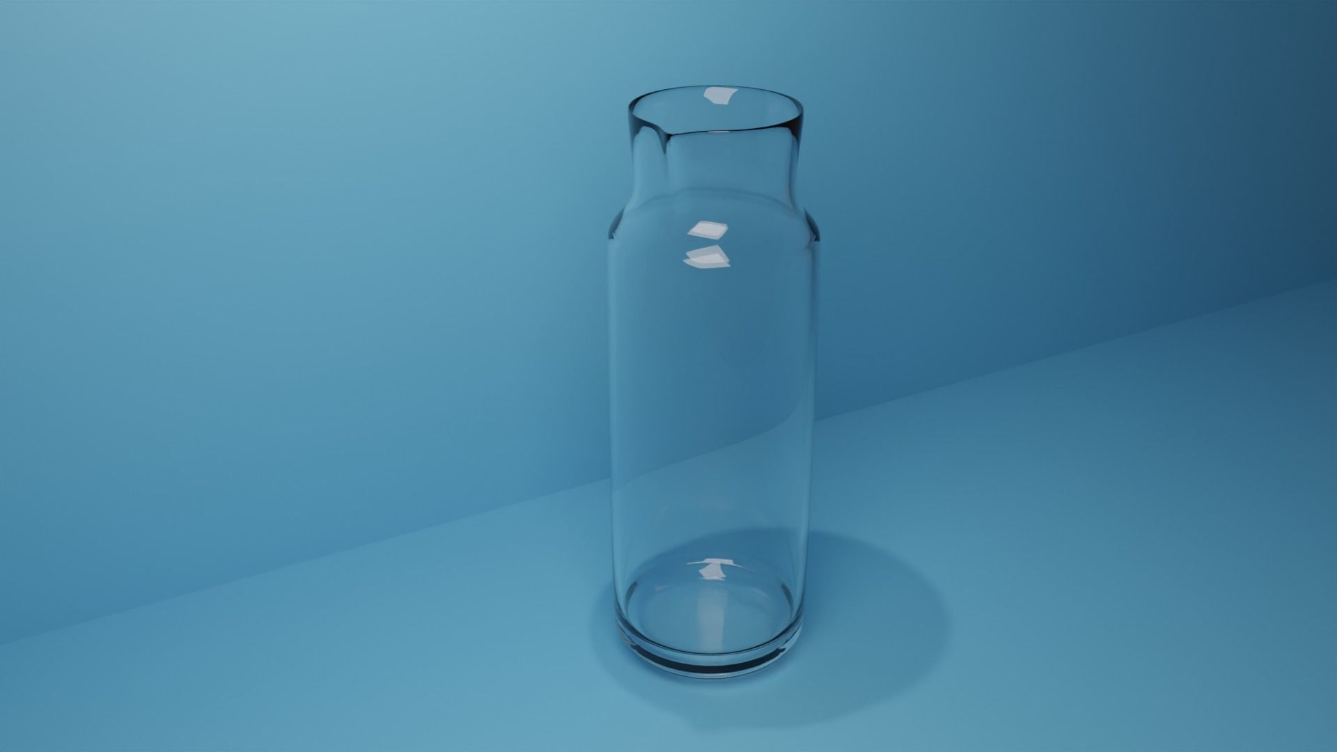 Glass Bottle Free 3D model_3