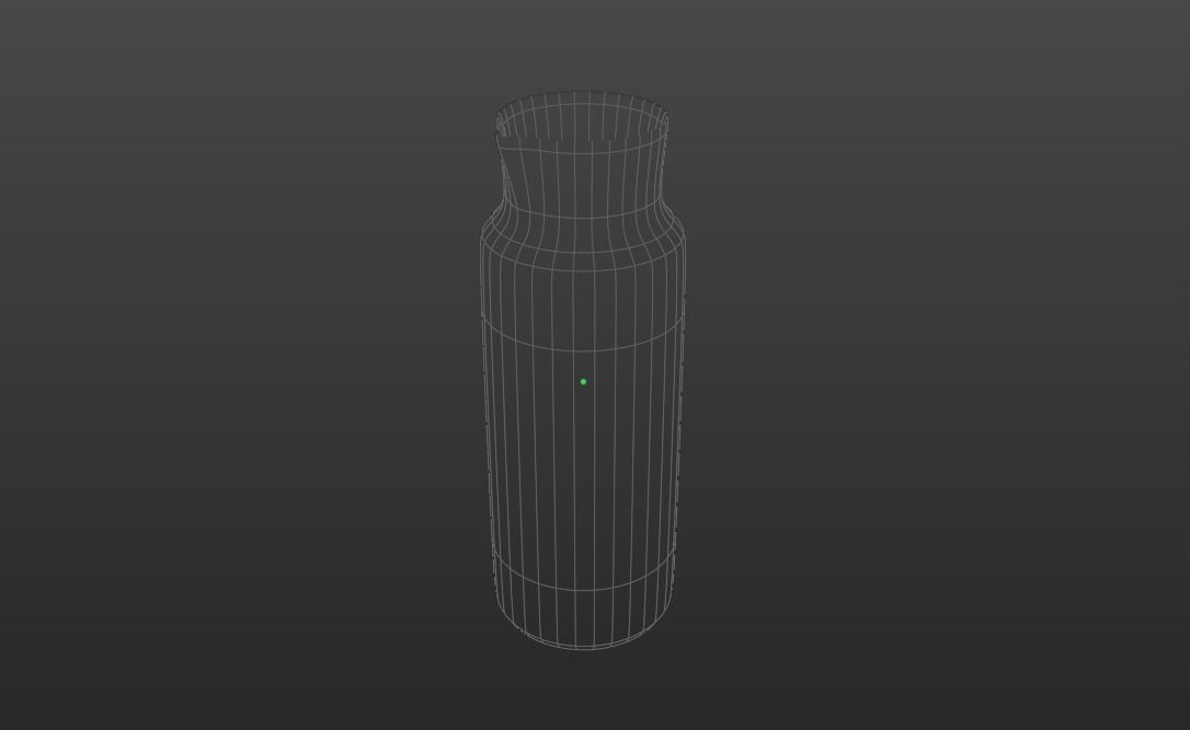 Glass Bottle Free 3D model_5