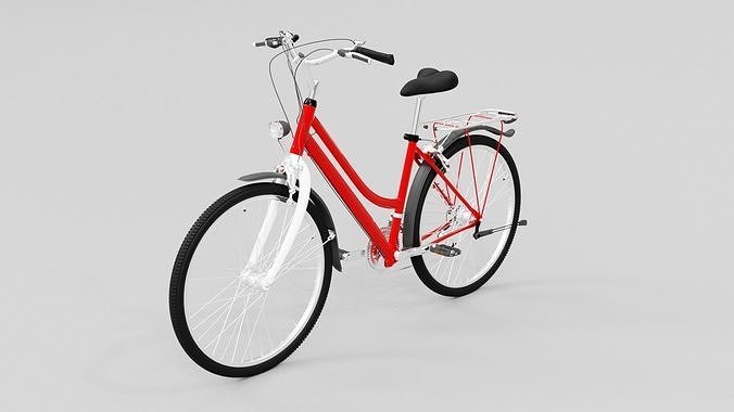 Bycicle bicycle Low-poly 3D model