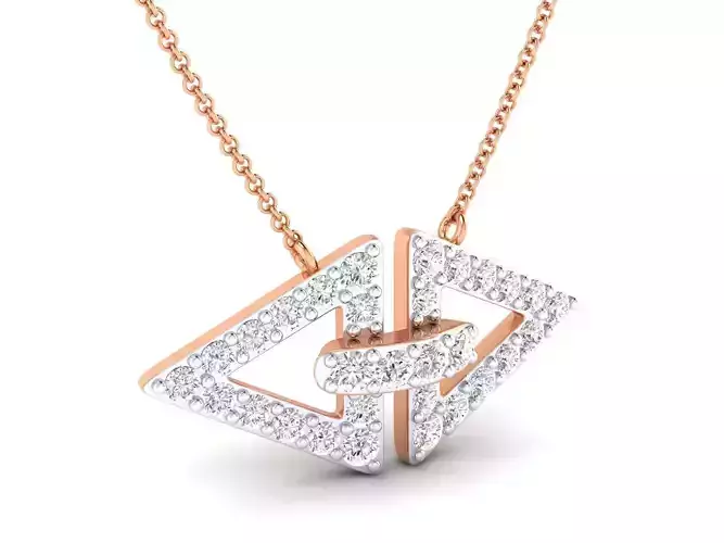 Women fancy pendant 3dm stl jcd render details 