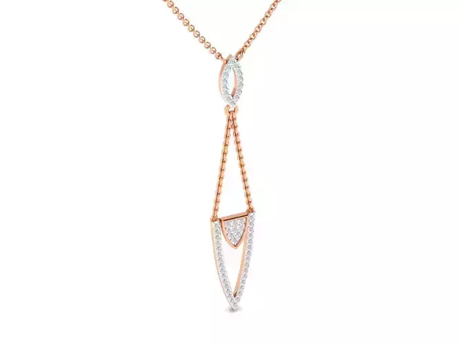women long stylish pendant 3DM STL JCD details