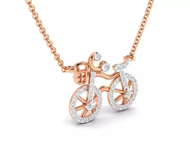 bicycle pendant for girls 3dm stl jcd render details  3D print model bicycle pendant for girls 3dm stl jcd render details  3D print model