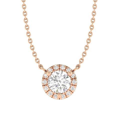 women round solitaire pendant 3dm stl jcd render details  3D print model