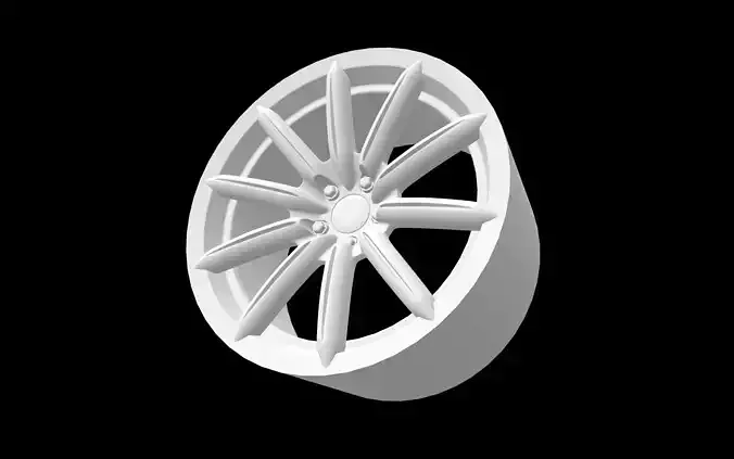 Alfa Romeo OEM scalable and printable rims