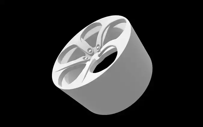 Alfa Romeo OEM scalable and printable rims