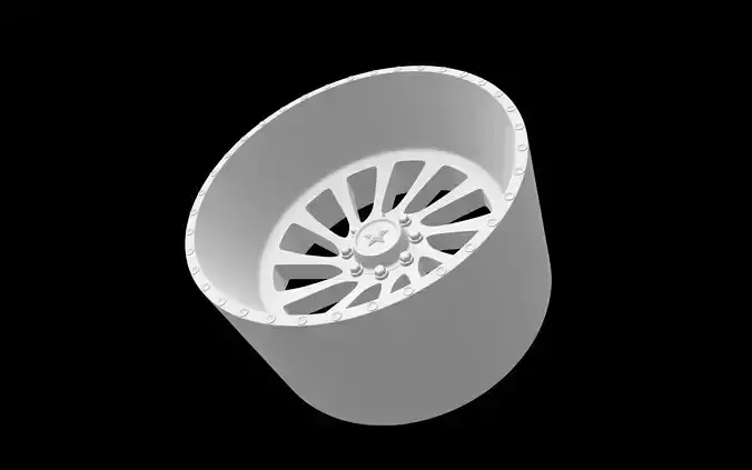 American Force CKH33 TORQ CC scalable and printable rims 3D print model