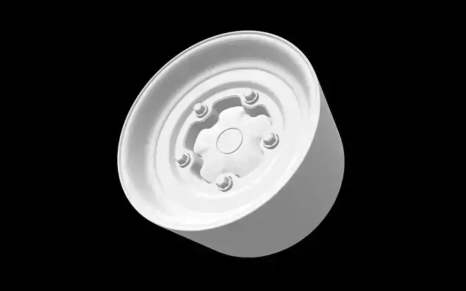 VW 5 Lug Classic scalable and printable rims 3D print model