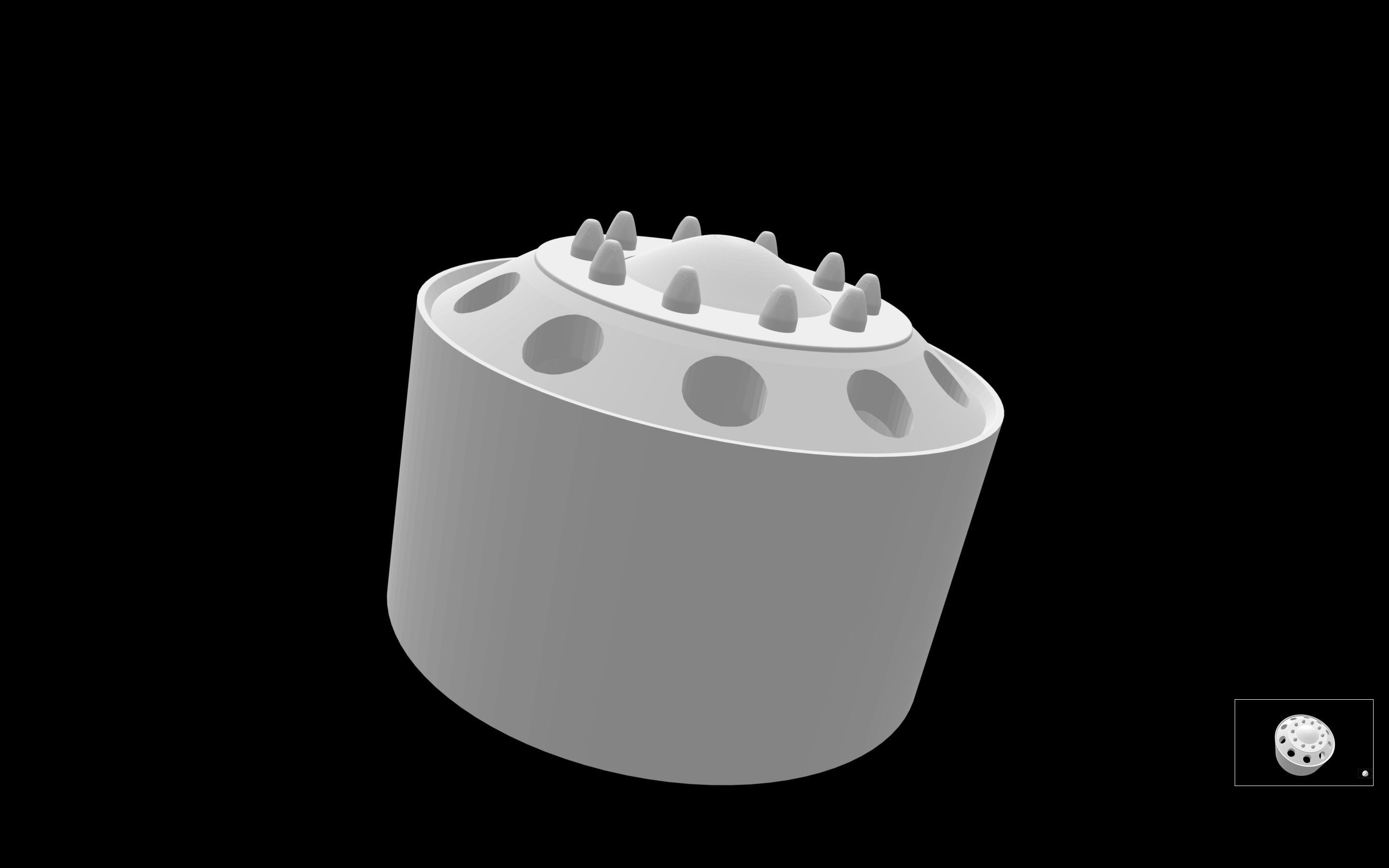 Alcoa dually scalable and printable rims 3D print model_2