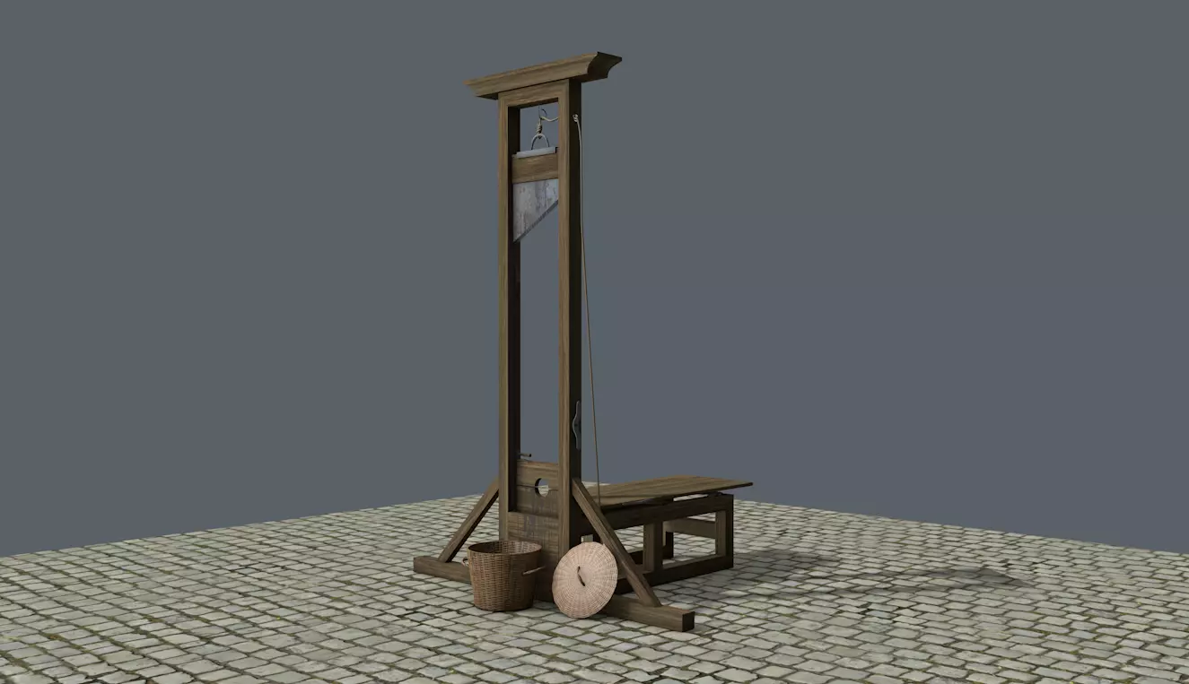 Guillotine 1789 Update Free 3D model