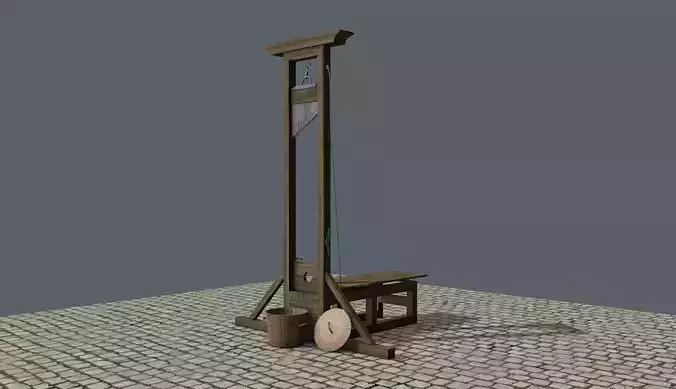 Guillotine 1789 Update Free 3D model