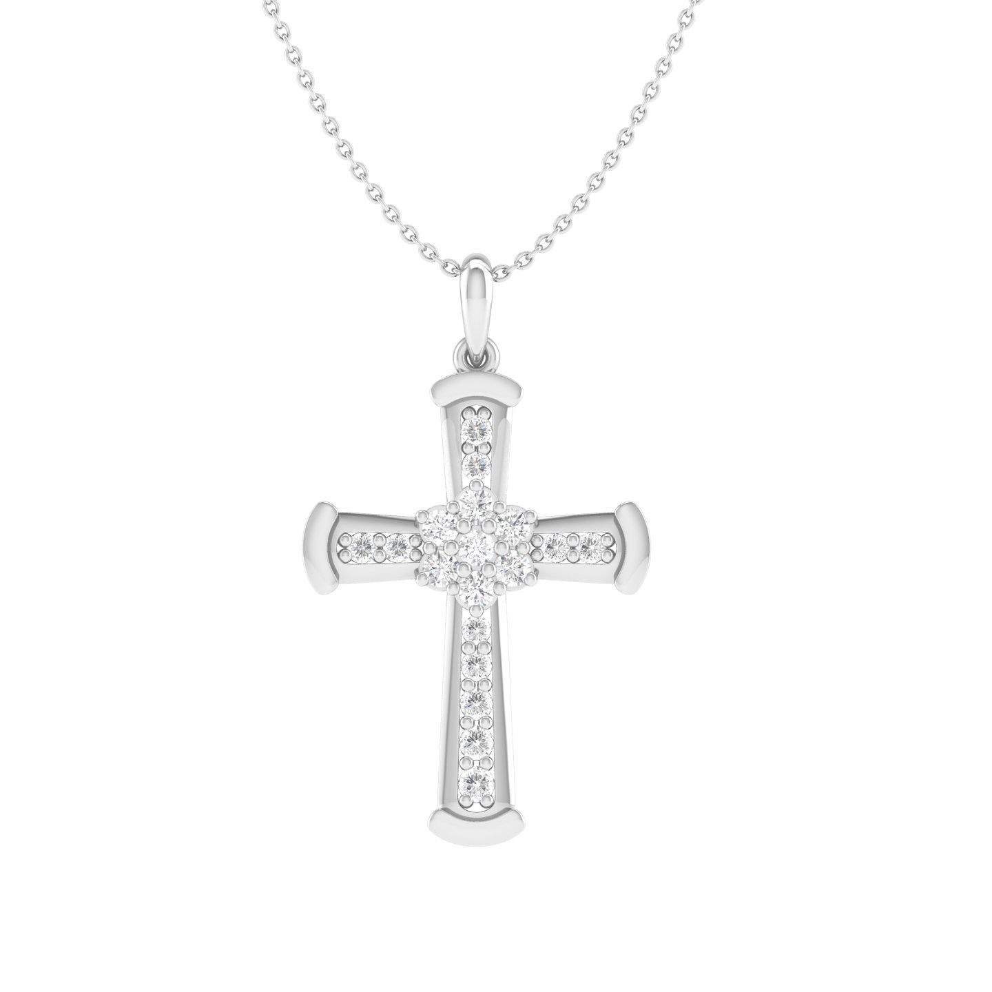 Jesus cross pendant 3dm stl jcd render details  3D print model_4