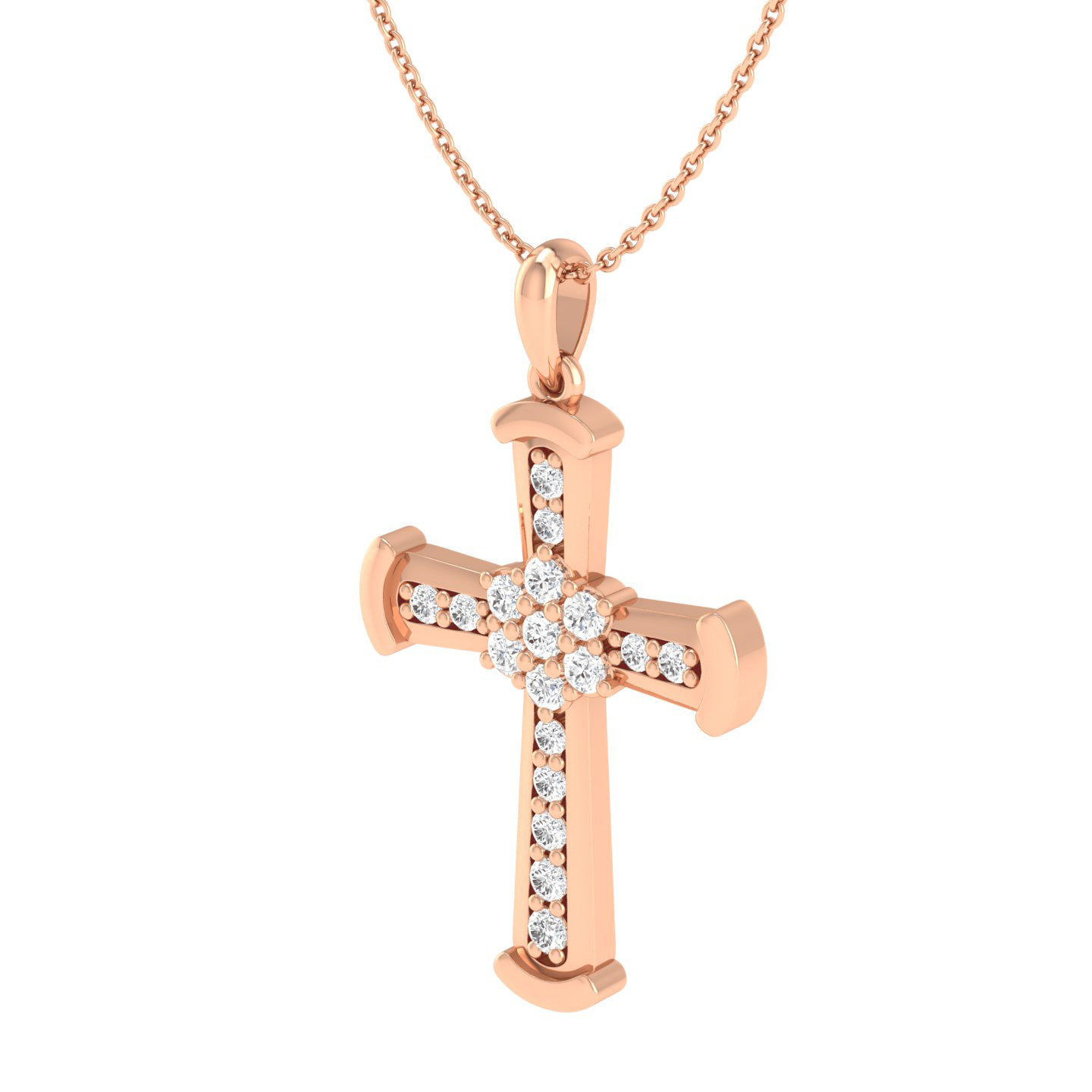 Jesus cross pendant 3dm stl jcd render details  3D print model_3
