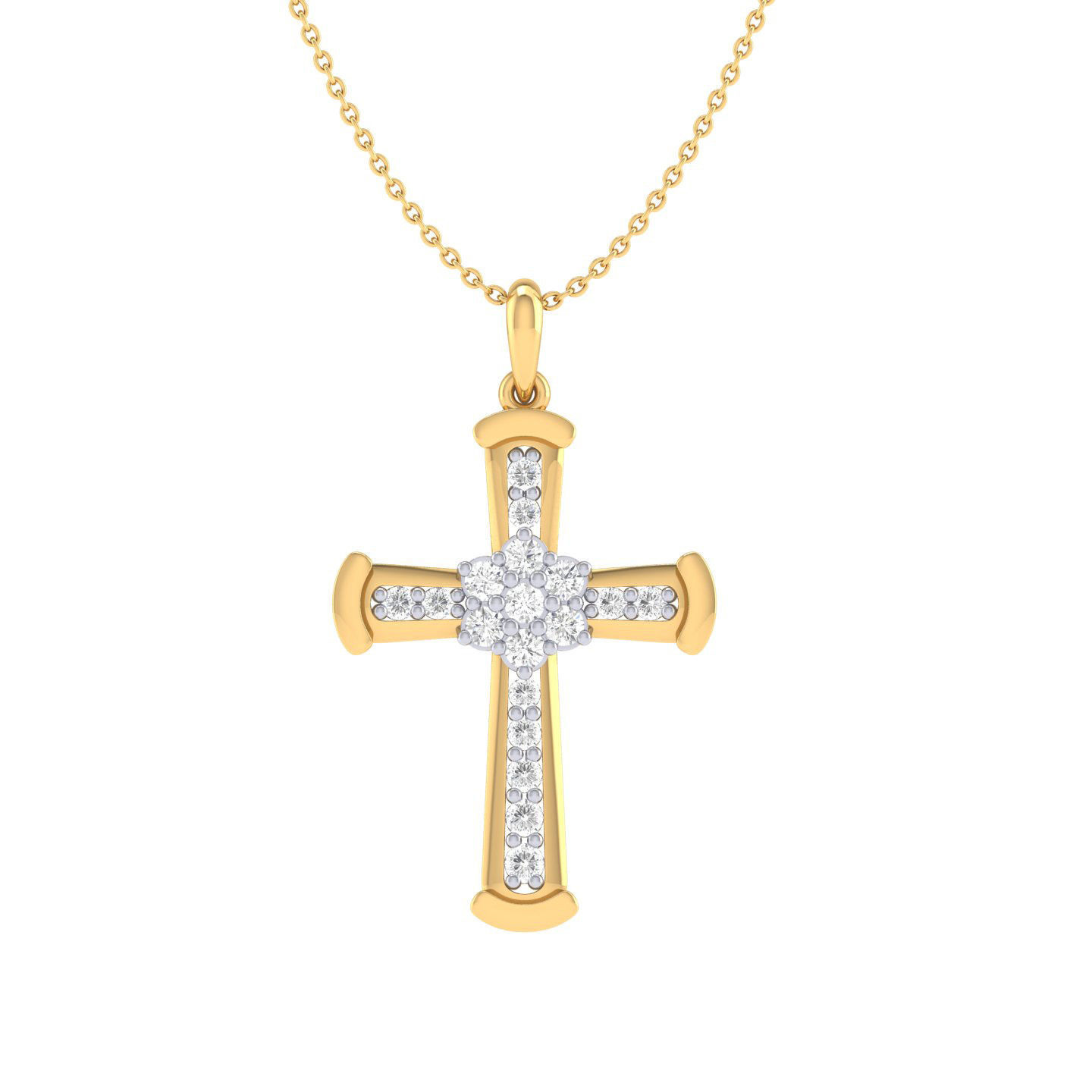 Jesus cross pendant 3dm stl jcd render details  3D print model_7