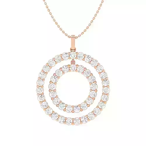double dimond ring women pendant 3dm stl jcd render details 