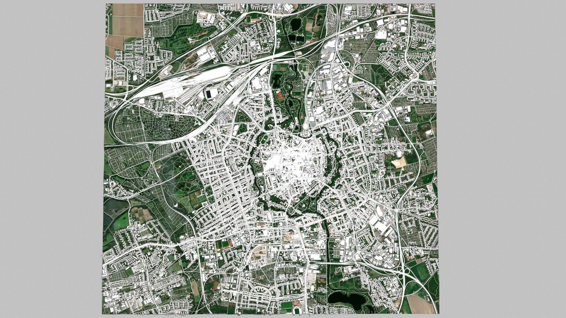 Cityscape Braunschweig Germany 3D model_10