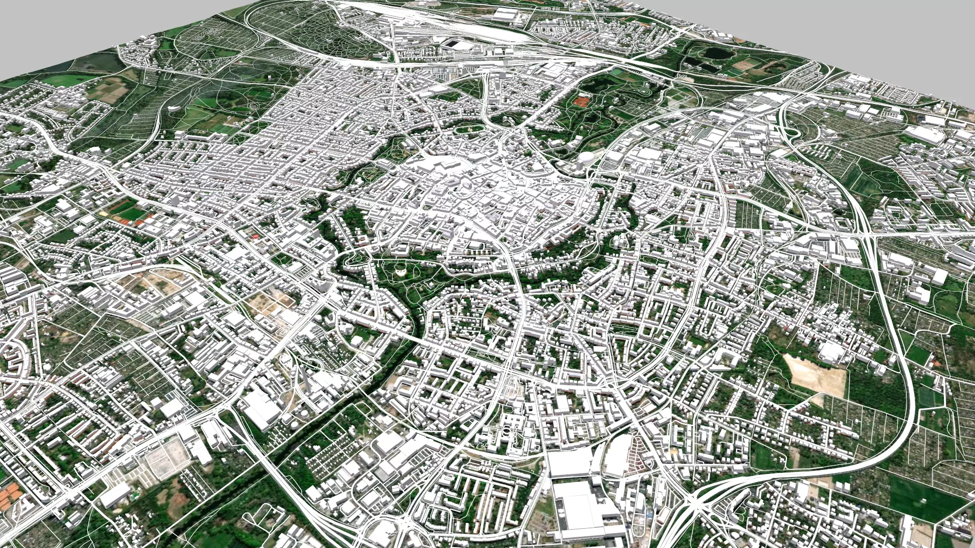 Cityscape Braunschweig Germany 3D model_0
