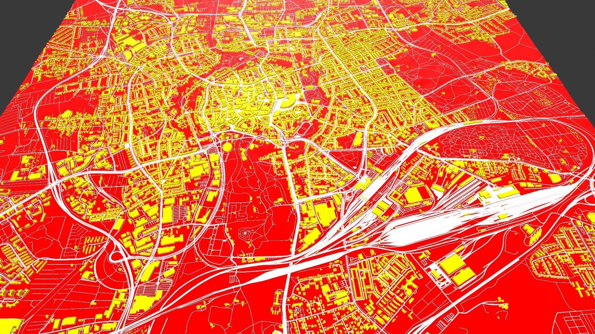 Cityscape Braunschweig Germany 3D model_4