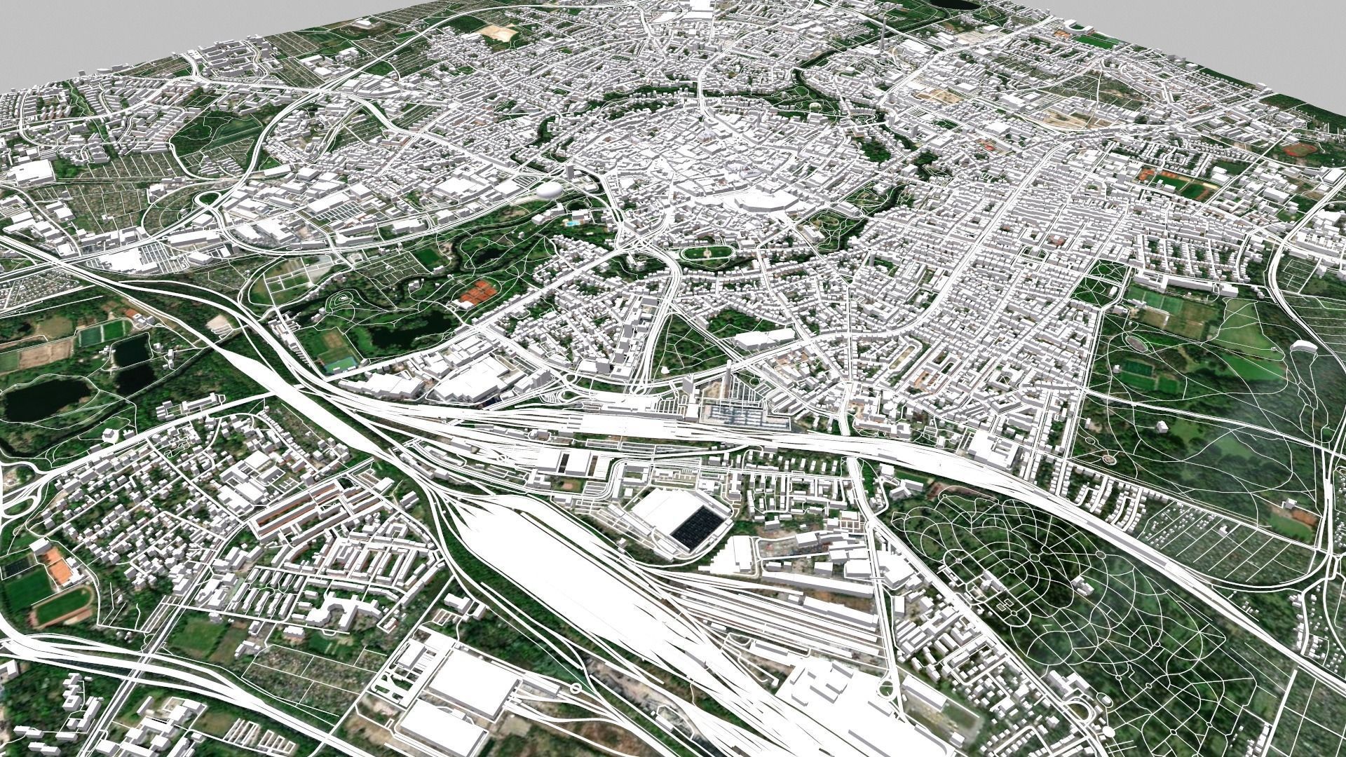 Cityscape Braunschweig Germany 3D model_8