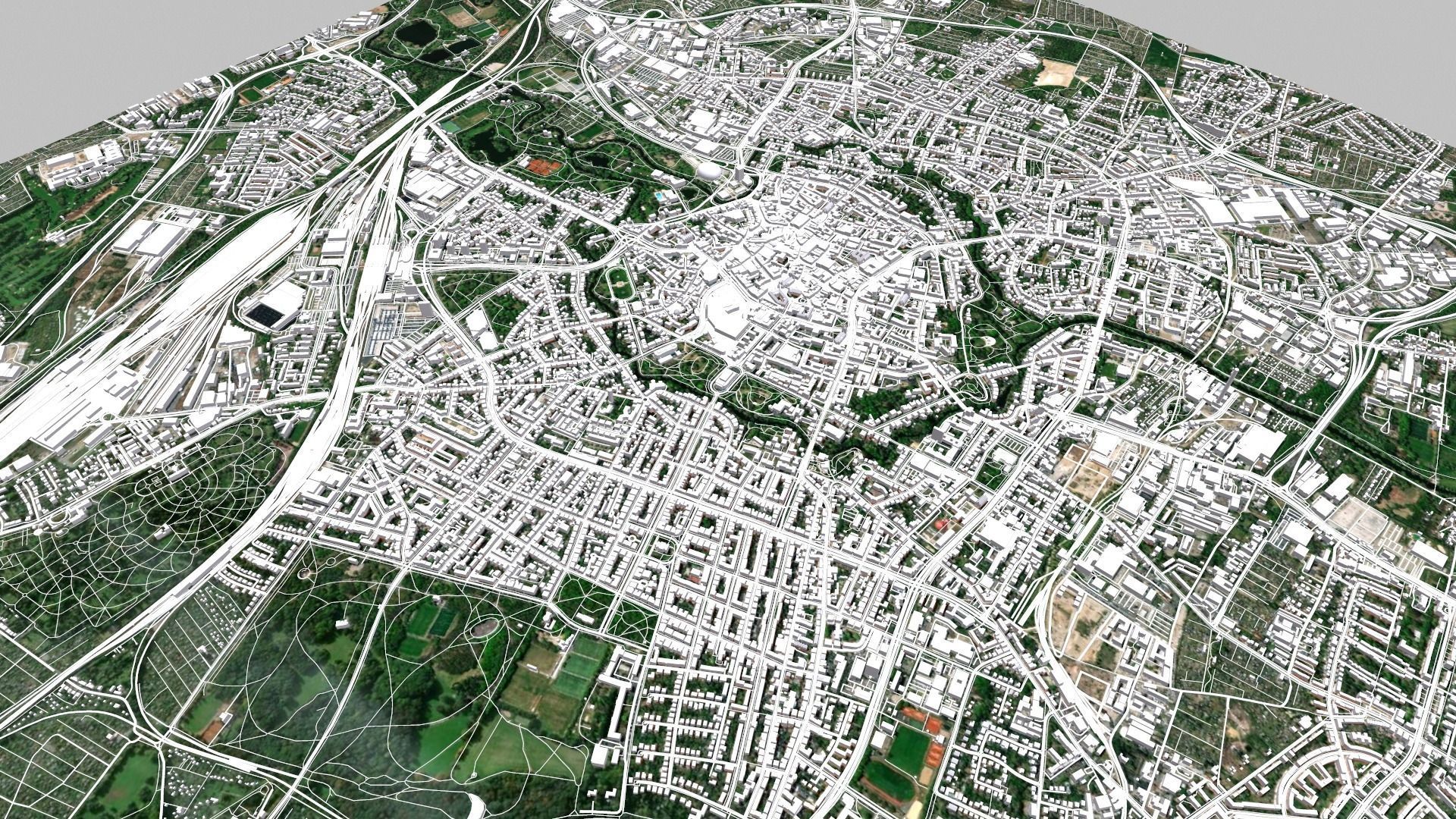 Cityscape Braunschweig Germany 3D model_9