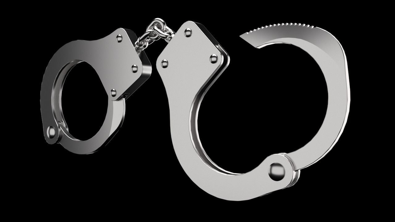 Handcuffs 3D model_1