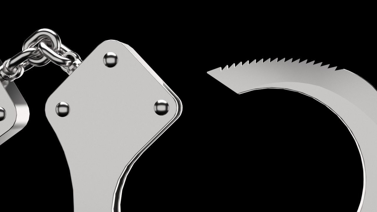 Handcuffs 3D model_4