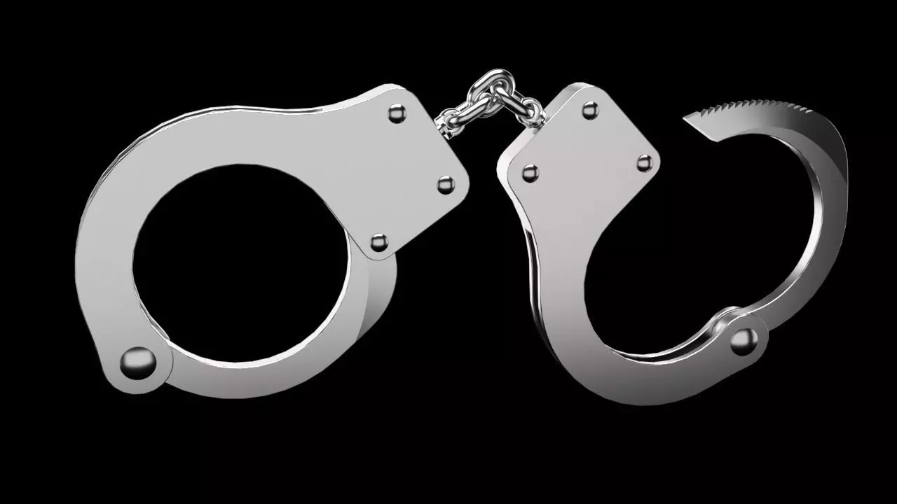Handcuffs 3D model_0