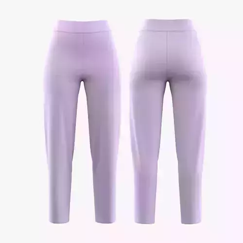 Rib Cropped Pant OBJ for Women