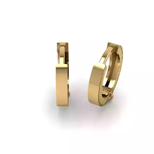 Earring with stones for 3D printing gold and silver