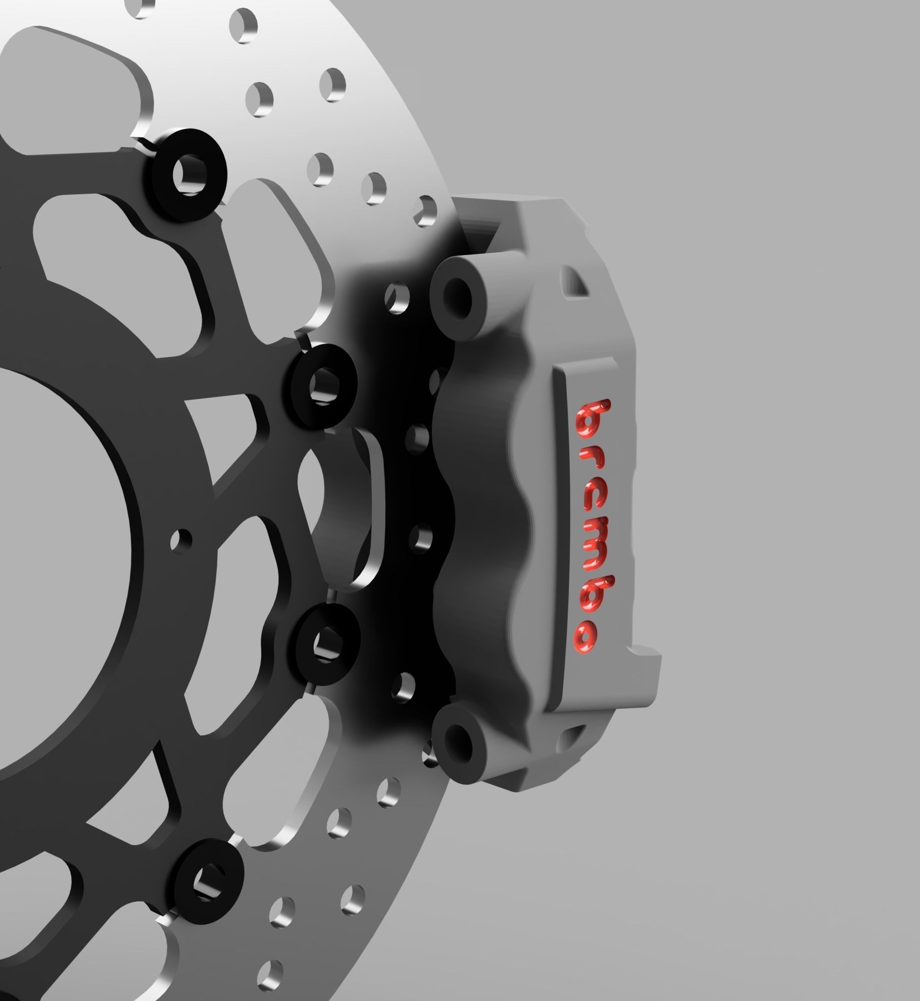 Brembo caliper M4 3D model_7