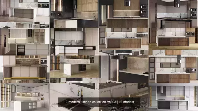 10 modern kitchen collection Vol 03 