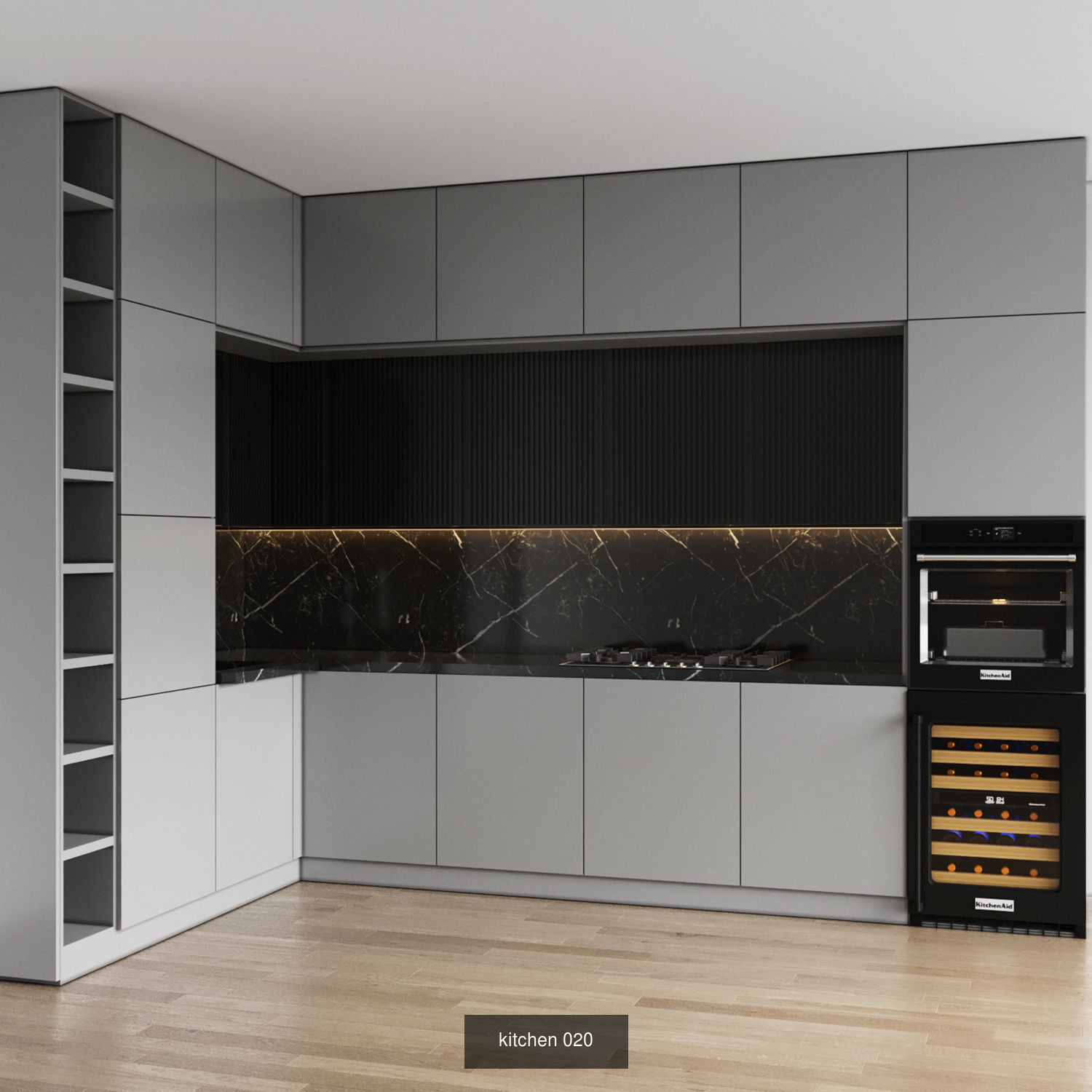 10 modern kitchens vol 02 3D Model Collection_4