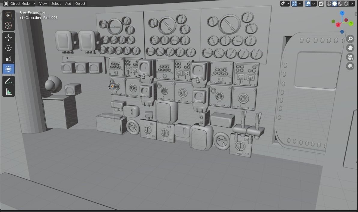 Submarine 3D model_22